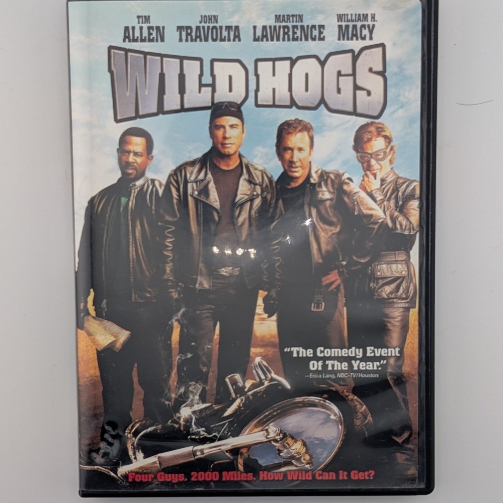 Touchstone Wild Hogs DVD Movie Tim Allen John Travolta Comedy Widescreen 2007